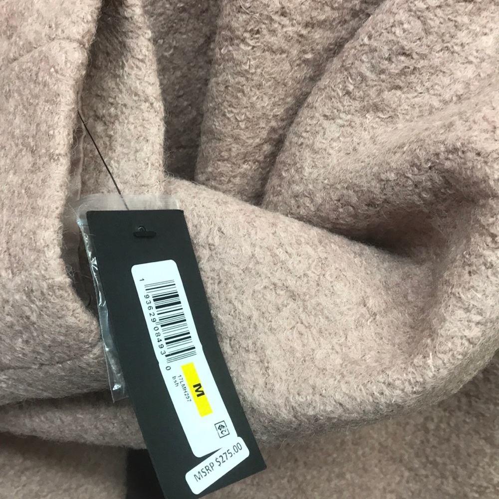 NWT,Kenneth Cole Wool Blend Bouclé Coat,blush - Picture 15 of 16